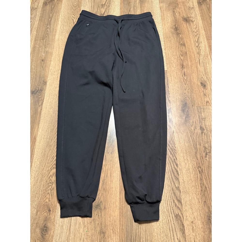 Rachel Zoe Pants Women Size S Black Tapered Leg Jogger Drawstring Zip Pocket